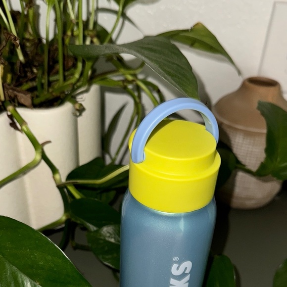 Starbucks Blue and Yellow Drinkware Water Bottle - Picture 3 of 5